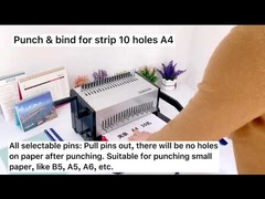 Wall Calendar Punching Binding Machine Heavy Duty With Handles