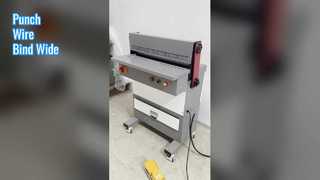 CK-620G 헤비 듀티 종이 펀칭 및 와이어 마감 기계