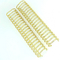 5/16'' pitch 3:1 Gold Spiral Double O Wire Gold Spiral Wire O Loop Binding