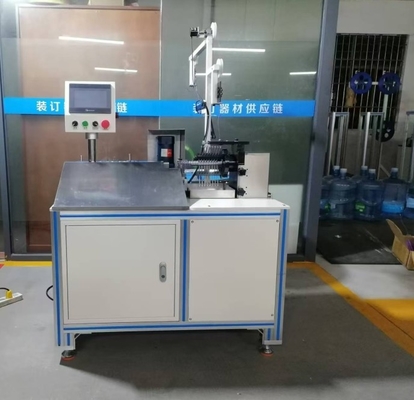 단일 금속 나선 코일 형성 및 절단 기계 공기 압력 1.5 KW 고객 제공